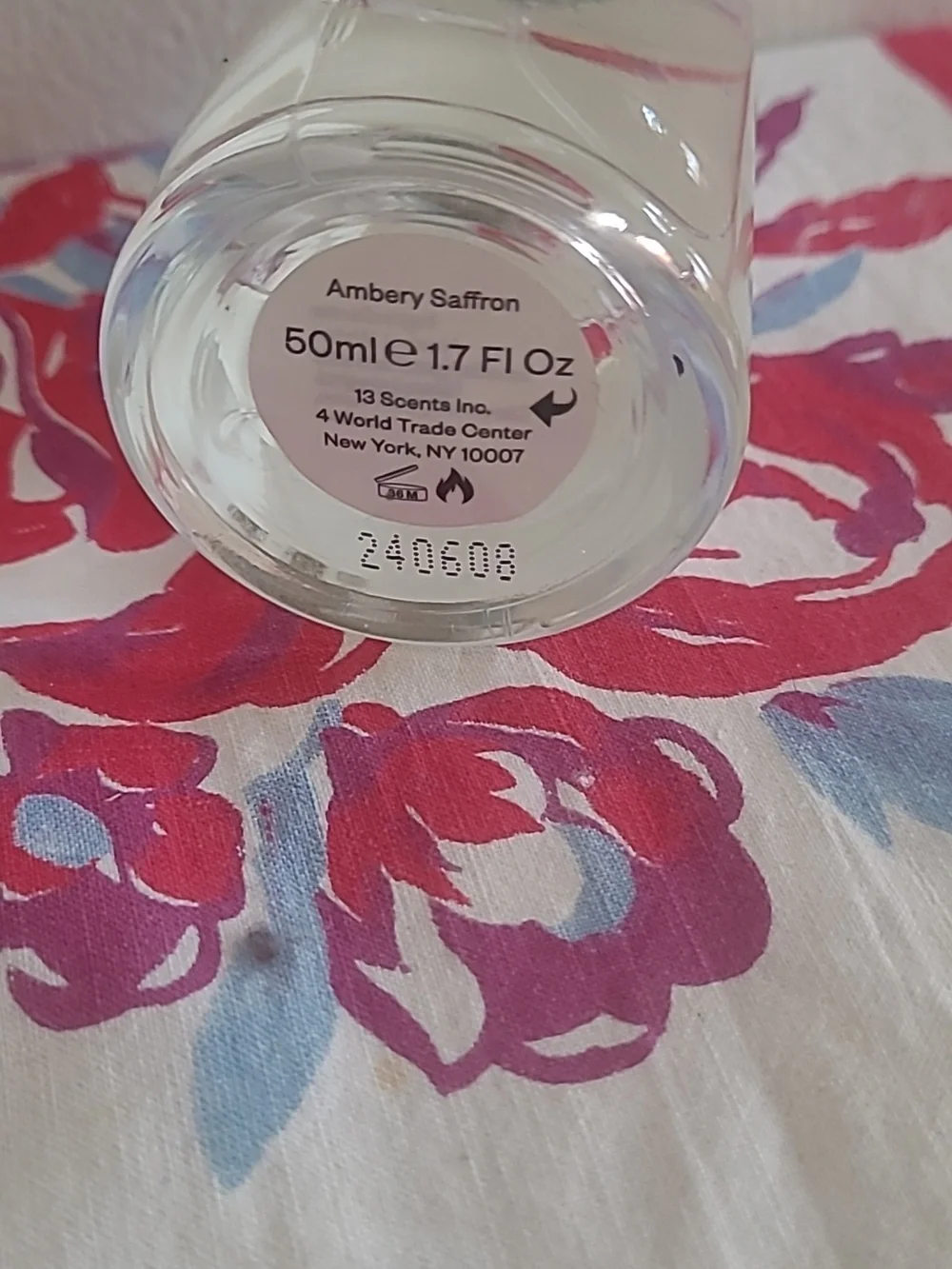 1.7oz Amber Saffron Perfume - Picture 2 of 3